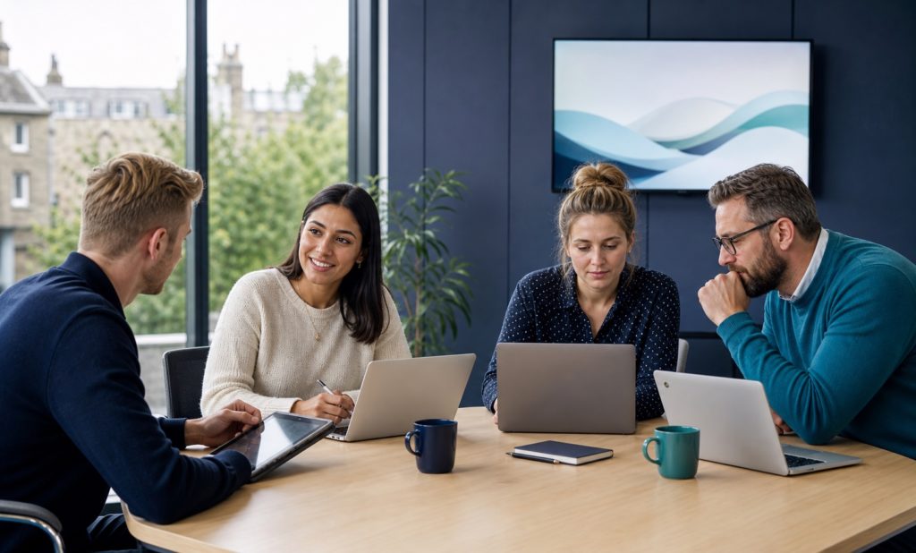 MSP247 supporting a mixed-device business team in a modern Yorkshire workplace
